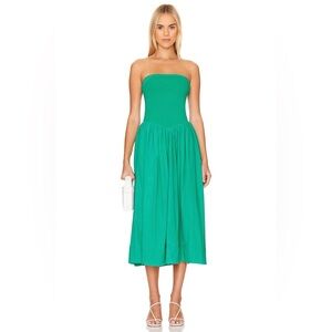 Free People Onda Drop-Waist Tube Midi Dress
